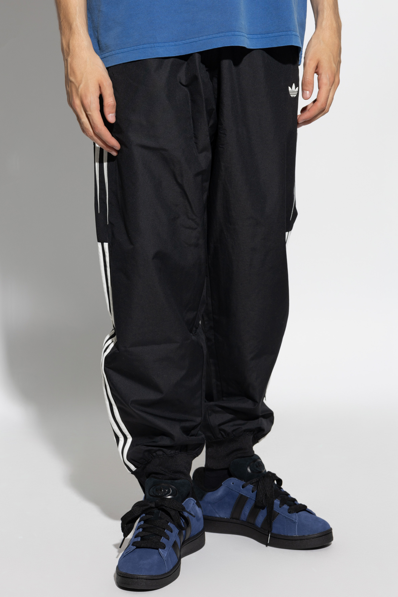 Black addidas fashion sweatpants